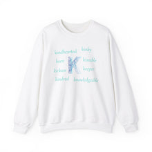 Load image into Gallery viewer, K Alphabet Sweatshirt, Alphabet Initial "K" Motivational, Mental Health, Optimistic, Unisex Heavy Blend™ , Self-affirming Sweatshirt