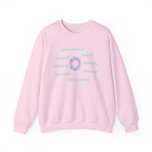 Load image into Gallery viewer, O Alphabet Initial "O", Motivational, Mental Health, Optimistic Unisex Self-affirming Sweatshirt