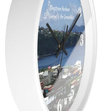 Load image into Gallery viewer, Kingstown City and Harbor St. Vincent and the Grenadines Photo Wall Clock