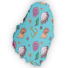Load image into Gallery viewer, Nautical Bliss: Sea-Themed St. Vincent Map-Shaped Pillow
