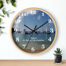 Load image into Gallery viewer, Mayreau Beach St. Vincent and the Grenadines 10 inch round Wall Clock
