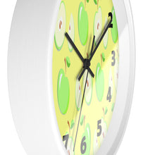 Load image into Gallery viewer, Green Apples Wall Clock