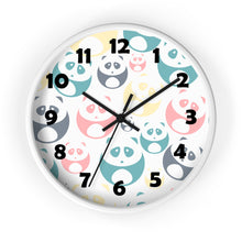 Load image into Gallery viewer, Panda Wall Clock, Adorable Panda Wall Clock – Cute & Colorful Timepiece for Any Room