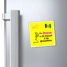 Load image into Gallery viewer, St. Vincent and the Grenadines Praying For Peace Magnet