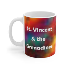 Load image into Gallery viewer, St. Vincent and the Grenadines Tie Dye Ceramic Mugs (11oz\15oz)