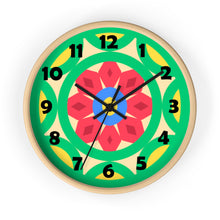 Load image into Gallery viewer, Green Mandala Wall Clock