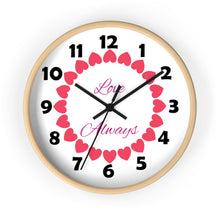 Load image into Gallery viewer, Love Always Wall Clock, Heart Ring Wall Clock
