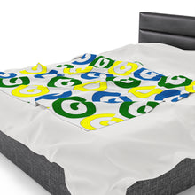 Load image into Gallery viewer, St. Vincent and the Grenadines Independence Spirals Velveteen Plush Blanket
