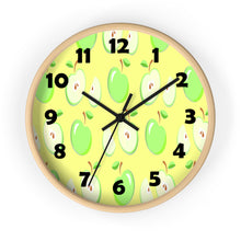 Load image into Gallery viewer, Green Apples Wall Clock