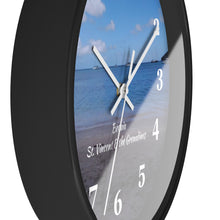 Load image into Gallery viewer, Bequia Beach St. Vincent and the Grenadines Wall Clock