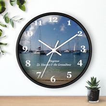 Load image into Gallery viewer, Mayreau Beach St. Vincent and the Grenadines 10 inch round Wall Clock