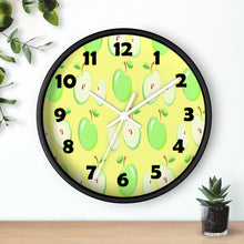 Load image into Gallery viewer, Green Apples Wall Clock