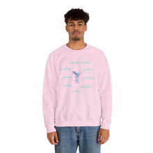 Load image into Gallery viewer, Y Alphabet Sweatshirt, Alphabet Initial "Y" Motivational, Optimistic, Mental Health, Unisex Heavy Blend™ Crewneck Sweatshirt, Self-affirming Sweatshirt