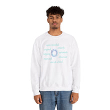 Load image into Gallery viewer, O Alphabet Initial "O", Motivational, Mental Health, Optimistic Unisex Self-affirming Sweatshirt