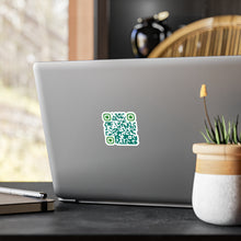 Load image into Gallery viewer, QR Code Waterproof Kiss-Cut Vinyl Decal/Sticker - A Real Friend Wouldn't Hurt You