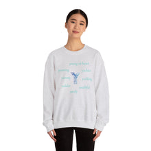 Load image into Gallery viewer, Y Alphabet Sweatshirt, Alphabet Initial "Y" Motivational, Optimistic, Mental Health, Unisex Heavy Blend™ Crewneck Sweatshirt, Self-affirming Sweatshirt
