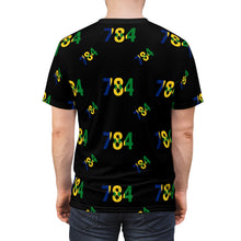 Load image into Gallery viewer, St. Vincent and the Grenadines Area Code 784 Unisex Tee (Black)