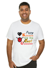 Load image into Gallery viewer, Unisex Jersey Short Sleeve Tee, Puppy Kisses Are The Most Genuine