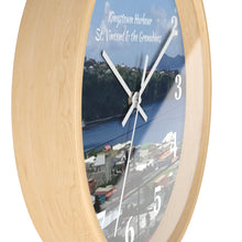 Load image into Gallery viewer, Kingstown City and Harbor St. Vincent and the Grenadines Photo Wall Clock