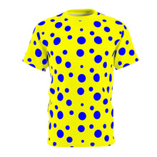 Load image into Gallery viewer, Blue Spotted Yellow Unisex Tee