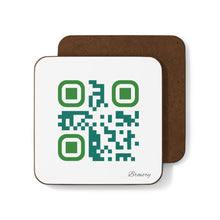 Load image into Gallery viewer, Single QR Code 1 piece Hardboard Back Coaster - Be Brave
