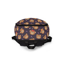 Load image into Gallery viewer, Unisex Fabric Backpack with Teddy Bear design