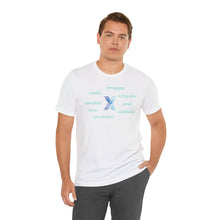 Load image into Gallery viewer, X Alphabet letter t-shirt, Initial Letter X, Optimistic, Mental Health, Self-empowerment, Monogram Unisex Jersey Short Sleeve Tee, Positive T-shirt, Empowering T-shirt, Uplifting Message T-shirt