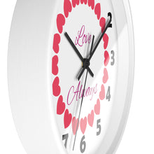 Load image into Gallery viewer, Love Always Wall Clock, Heart Ring Wall Clock