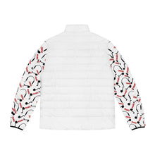 Load image into Gallery viewer, Music Lover Men's Puffer Jacket (AOP)