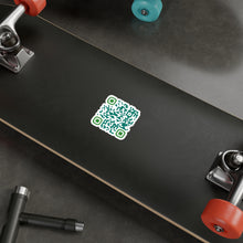 Load image into Gallery viewer, QR Code Waterproof Kiss-Cut Vinyl Decal/Sticker - Cultivate Joy and Happiness