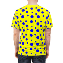 Load image into Gallery viewer, Blue Spotted Yellow Unisex Tee