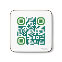 Load image into Gallery viewer, Single QR Code Hardboard Back 1 piece Coaster - A Winner Never Quits