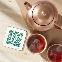 Load image into Gallery viewer, Single QR Code Hardboard Back Coaster - A Real Friend Wouldn't Hurt You
