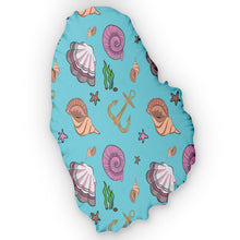 Load image into Gallery viewer, Nautical Bliss: Sea-Themed St. Vincent Map-Shaped Pillow