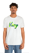 Load image into Gallery viewer, St. Vincent and the Grenadines Vincy, National Colors Unisex Jersey Short Sleeve Tee