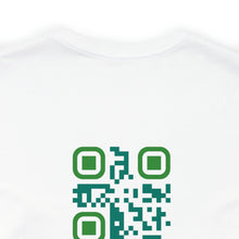 Load image into Gallery viewer, Bravery Unisex Jersey Short Sleeve Tee, QR Code T-shirt, Hidden Message t-shirt, Positive T-shirt, Empowering T-shirt, Uplifting Message T-shirt