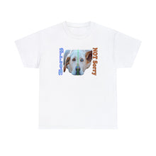 Load image into Gallery viewer, Sorry, Not Sorry Heterochromia Dog Unisex Heavy Cotton Tee