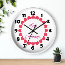 Load image into Gallery viewer, Love Always Wall Clock, Heart Ring Wall Clock