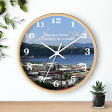 Load image into Gallery viewer, Kingstown City and Harbor St. Vincent and the Grenadines Photo Wall Clock