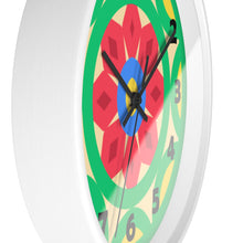 Load image into Gallery viewer, Green Mandala Wall Clock