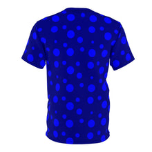 Load image into Gallery viewer, Blue Spotted Dark Blue Unisex Tee