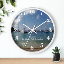 Load image into Gallery viewer, Mayreau Beach St. Vincent and the Grenadines 10 inch round Wall Clock