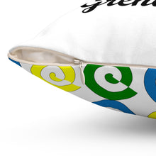 Load image into Gallery viewer, Pray for Peace in St. Vincent and the Grenadines Spun Polyester Square Pillow