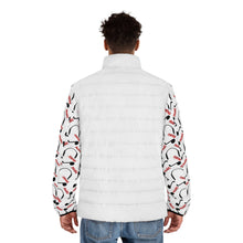 Load image into Gallery viewer, Music Lover Men's Puffer Jacket (AOP)