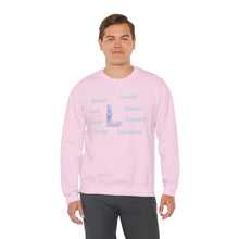 Load image into Gallery viewer, L Alphabet Sweatshirt, Optimistic, Motivational, Mental Health Alphabet Initial "L" Unisex Heavy Blend™ Crewneck Sweatshirt, Self-affirming Sweatshirt