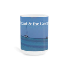 Load image into Gallery viewer, St. Vincent and the Grenadines Boats in the Distance Ceramic Mugs (11oz\15oz)