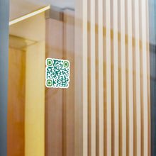 Load image into Gallery viewer, qr code sticker decal for brighten someone's day today