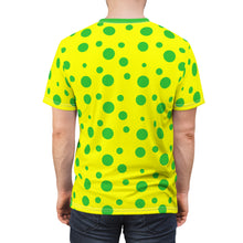Load image into Gallery viewer, Green Spotted Yellow Unisex Tee