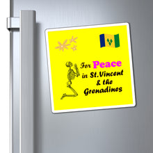 Load image into Gallery viewer, St. Vincent and the Grenadines Praying For Peace Magnet