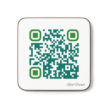 Load image into Gallery viewer, Single QR Code Hardboard Back Coaster - A Real Friend Wouldn't Hurt You
